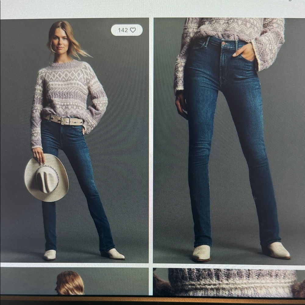MOTHER Women's Blue Jeans